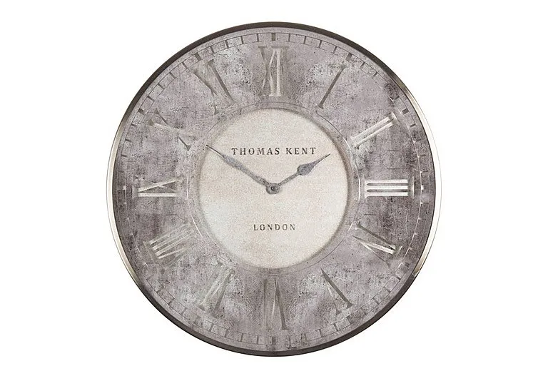 Florentine Large Wall Clock - Antique Silver