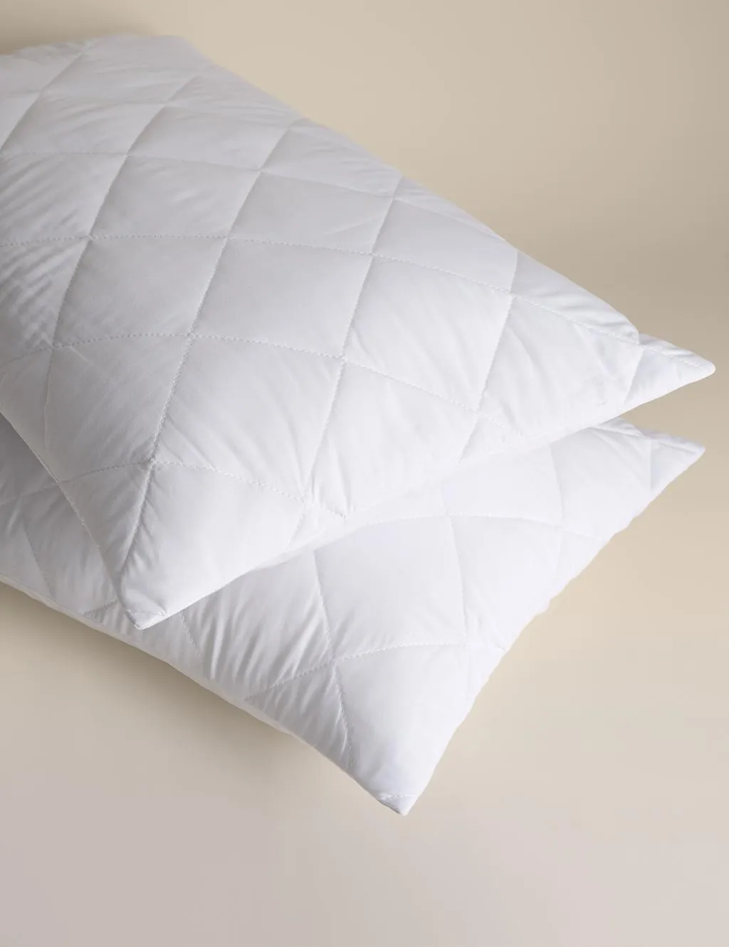 M&S 2 Pack Everyday Pillow Protectors White