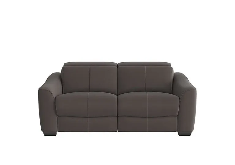 Xavier 2 Seater Fabric Sofa - Dark Grey