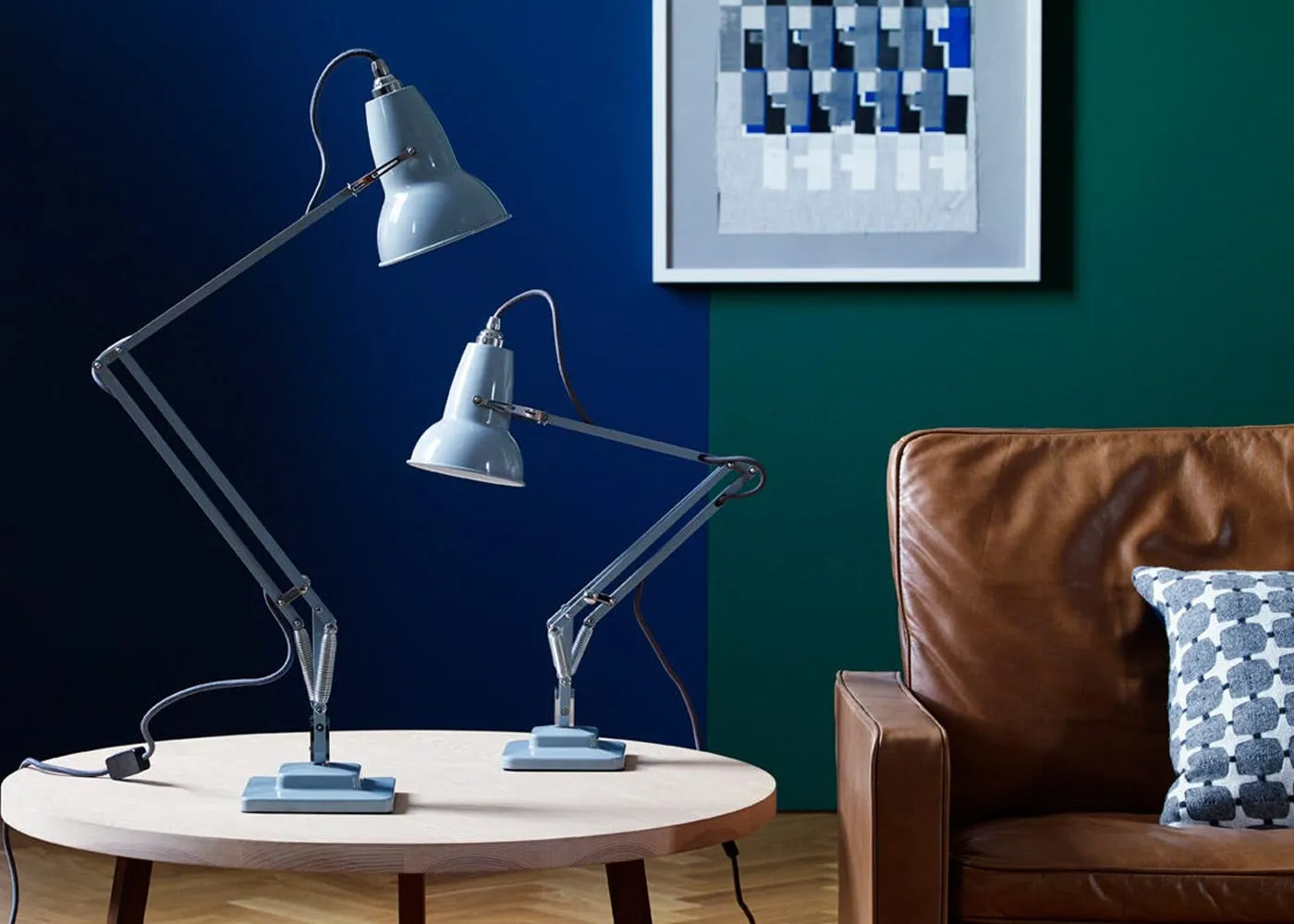 Anglepoise Original 1227 Mini Desk Lamp Linen White 4