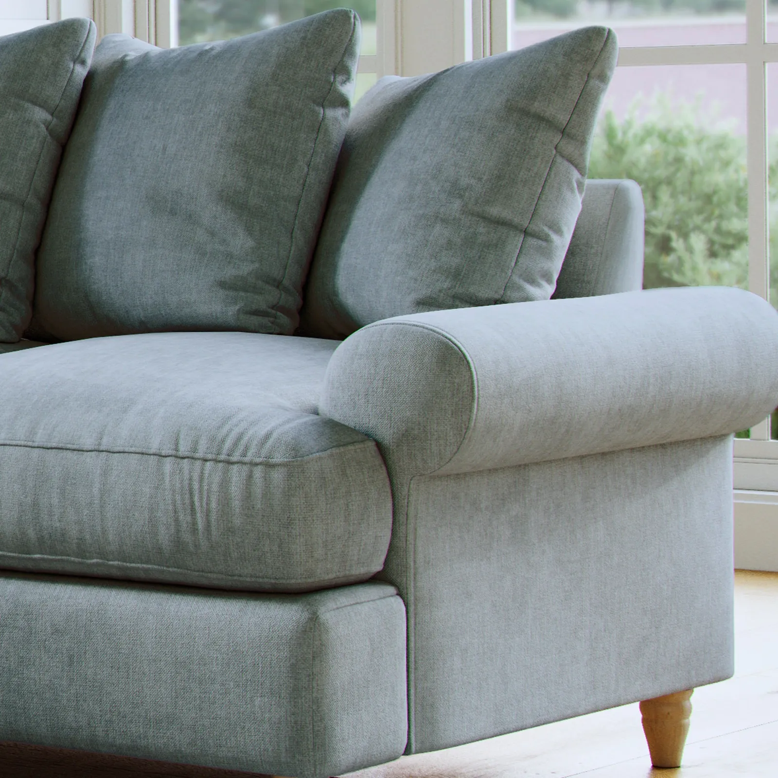The Great Sofa Company Beatrice Sofa Bed, Aqua 3