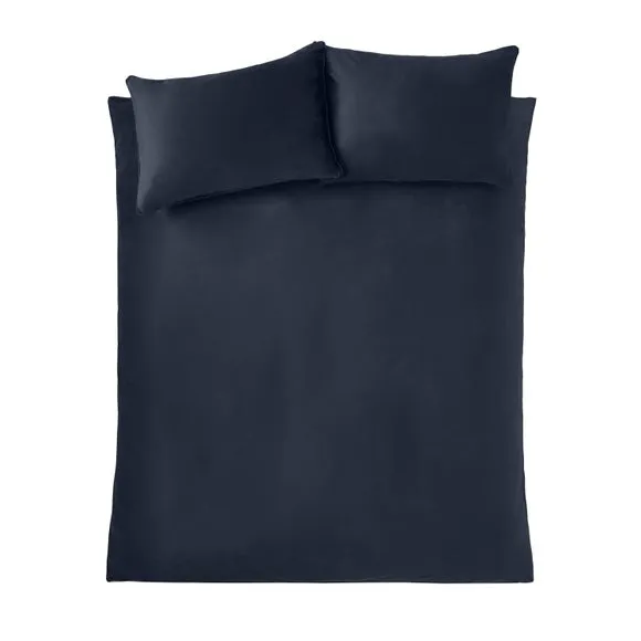 Catherine Lansfield Kingsley Soft Matt Velvet Duvet Cover and Pillowcase Set 4