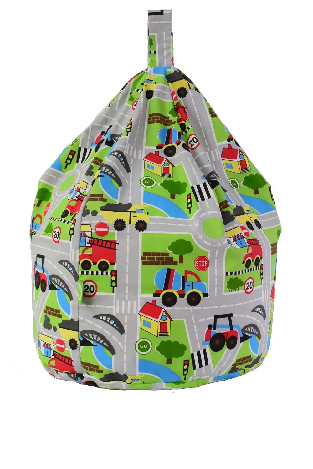 Bean Lazy Cotton Road Map Bean Bag Child Size