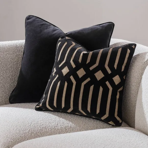 Luxe Deco Cut Velvet Cushion