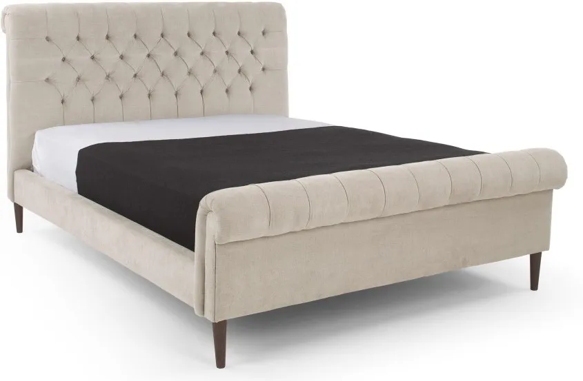 Orkney Kingsize Bed, Tulip Cream