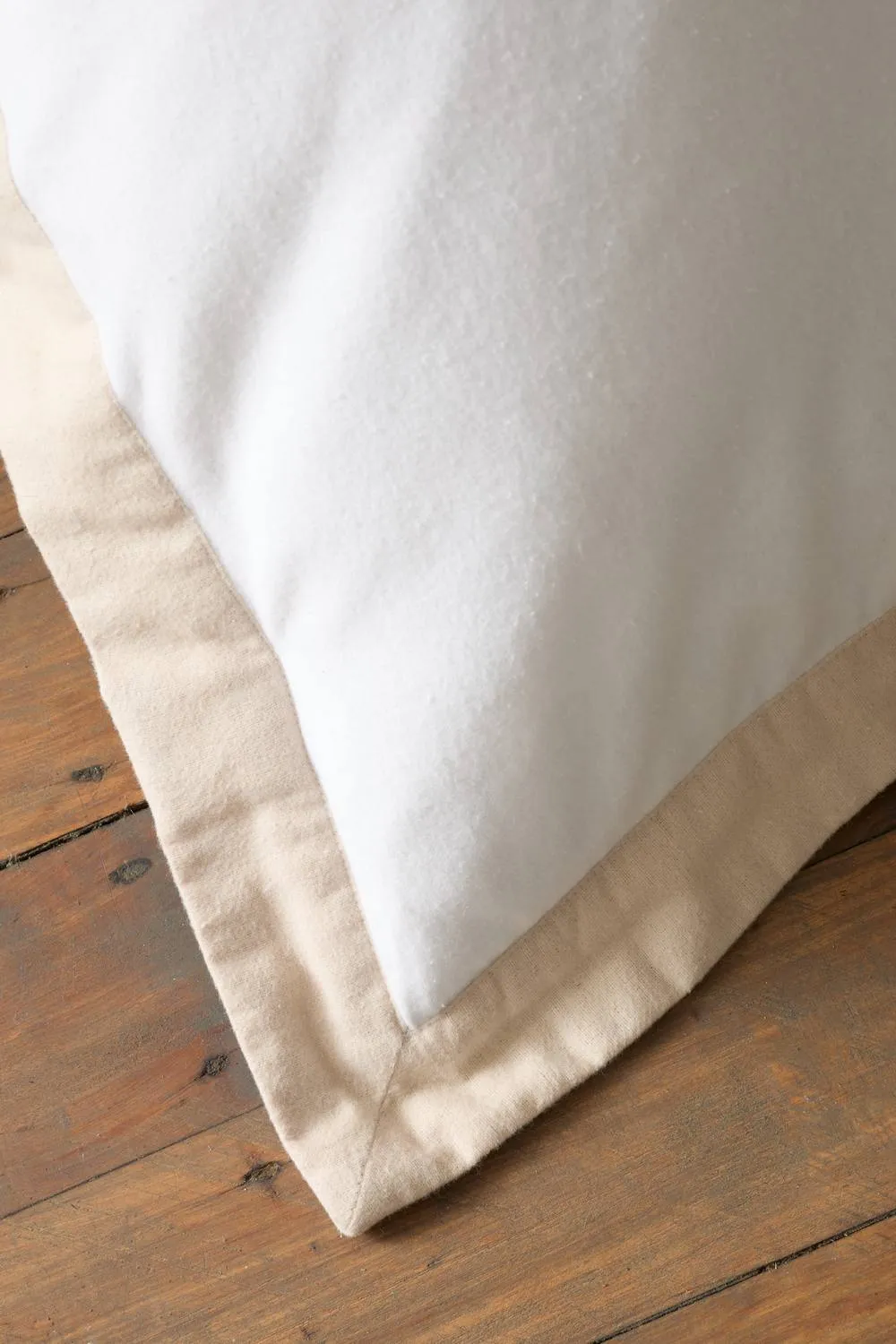 Bianca 'Brushed Tailored' Cotton Duvet Cover Set in Natural 4