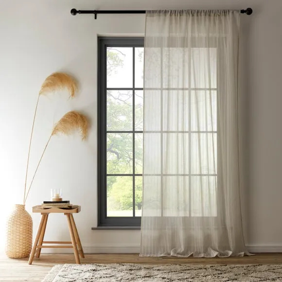 Lucia Stripe Slot Top Voile Panel 2