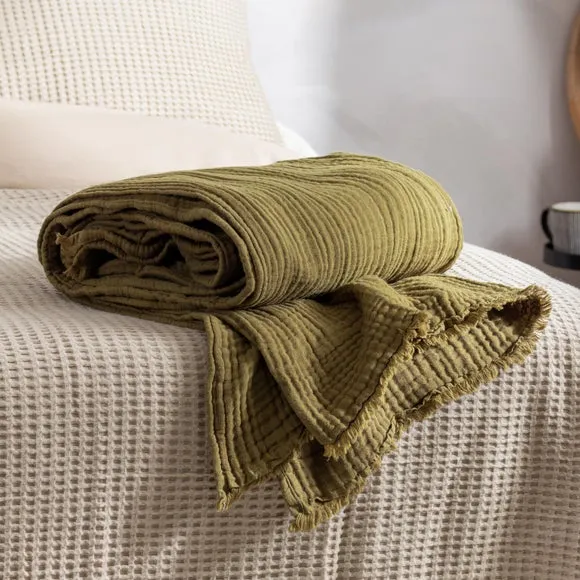 Lark Cotton Throw Blanket 1