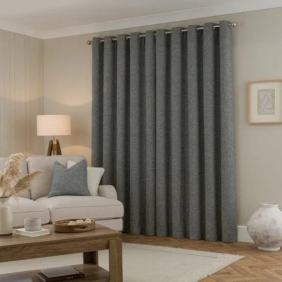 Sorrel Boucle Eyelet Curtains 4