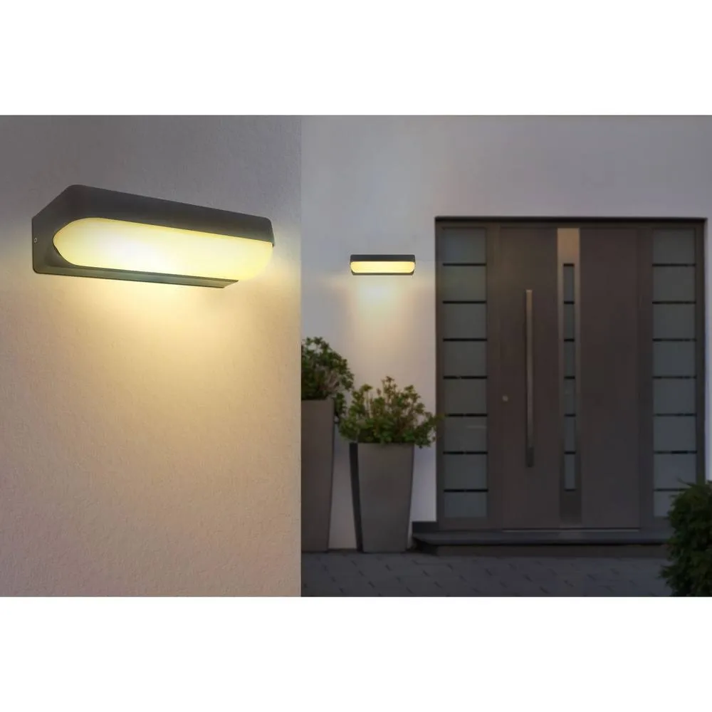 Netlighting Honna Outdoor Wall Down Lamp Anthracite IP54 LED 3000K in Grey 6