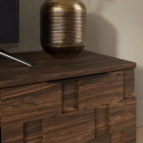 Watson Extra Wide TV Unit for TVs up to 80", Wood Effect 3