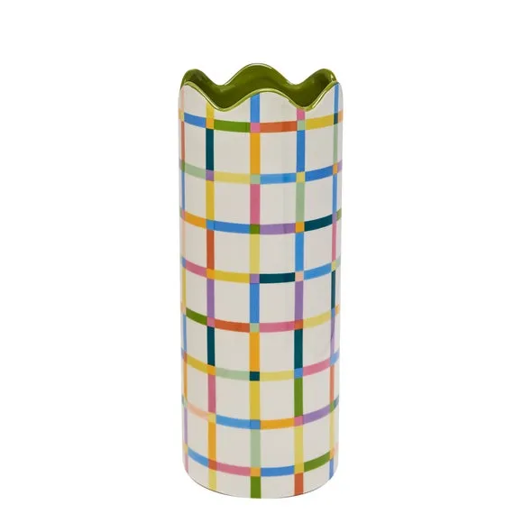 Raspberry Blossom Multi Coloured Vase 3