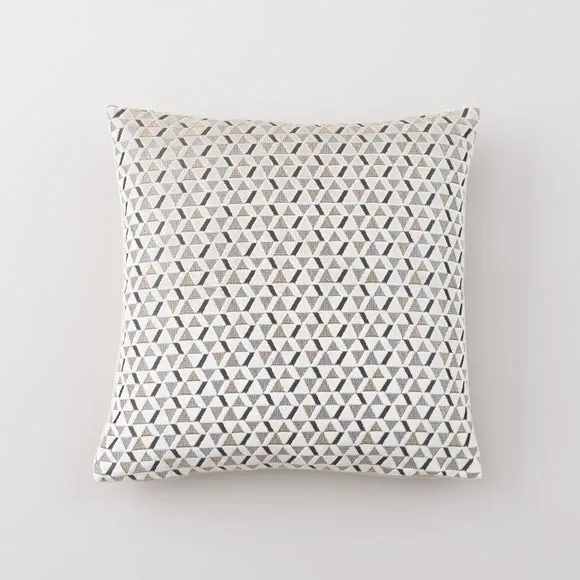Cut Velvet Mini Triangles Cushion 3