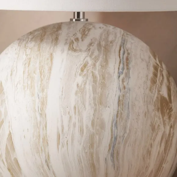 Pacific Lifestyle Viejo Large Stone Effect Ceramic Table Lamp 5
