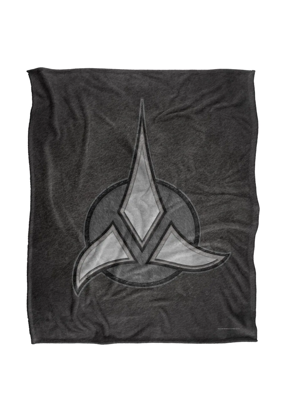 Star Trek Klingon Empire Silky Touch Super Soft Throw Blanket 152 X 127 cm in White