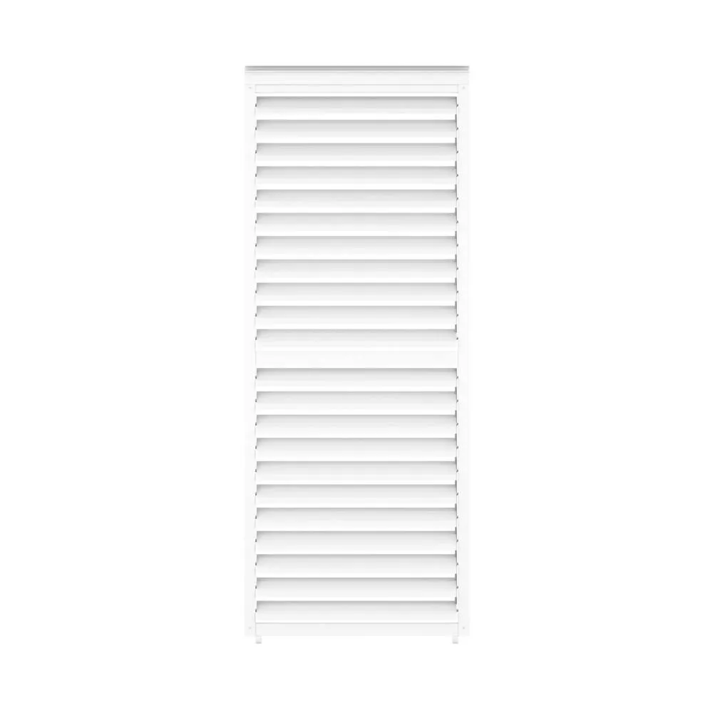 sweeek Adjustable louver panel 100cm for Triomphe pergola 3x3m V2 4x3m 6x3m in White 3
