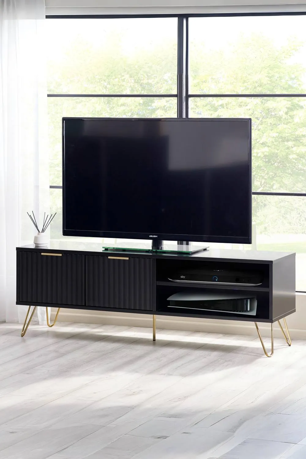 Julian Bowen Murano TV Unit in Black