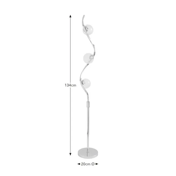 Penny 3 Light Floor Lamp 6