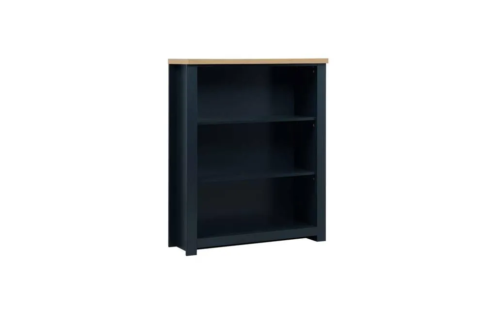 Birlea Highgate 3 Tier Bookshelf Bookcase Navy Blue 6