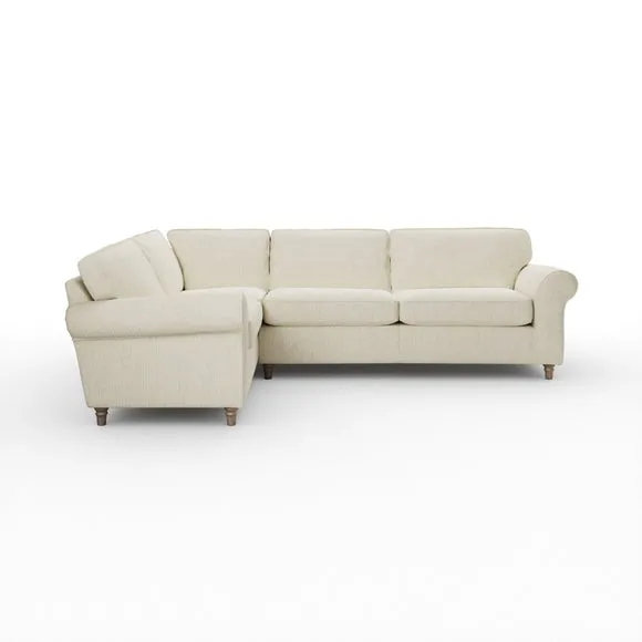 Flori Chunky Chenille Corner Sofa 6