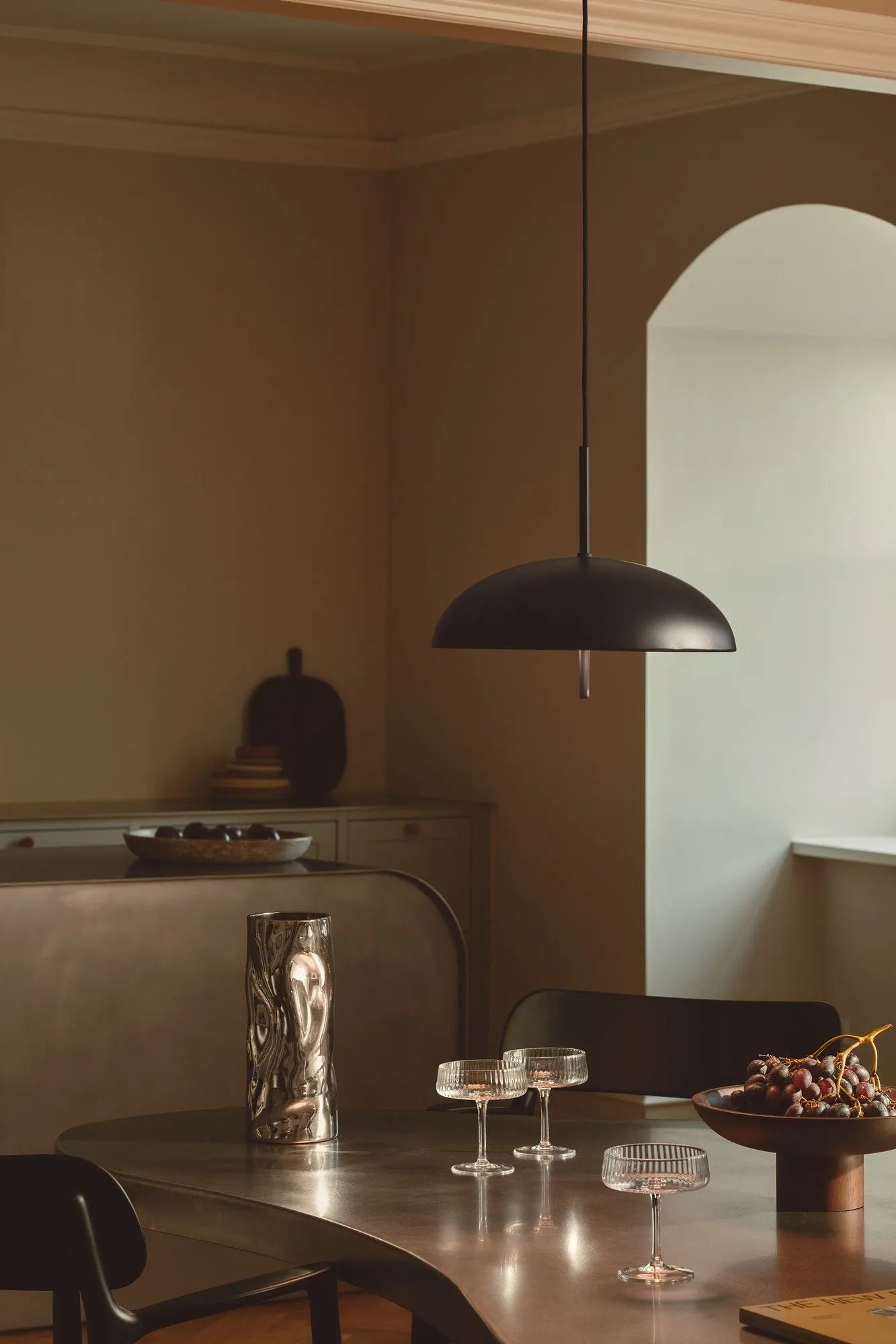 Nordlux Versale Pendant Light Black Metal Dining Room E27 Mains 35cm 2