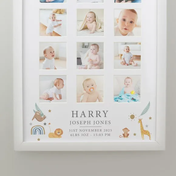 Personalised Animal Multi Photo Frame 3