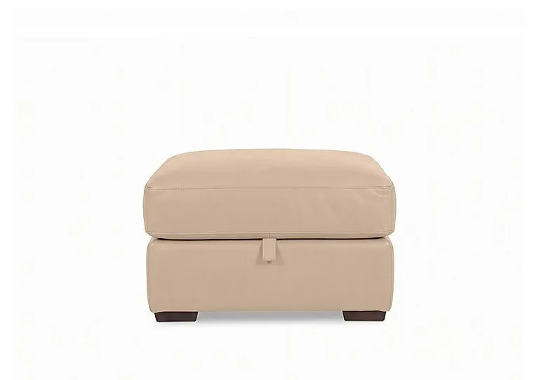 Nap Leather Storage Footstool - Living Room Furniture - In Time for Christmas