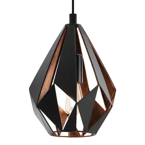 EGLO Carlton Art Deco Adjustable Pendant Light 2
