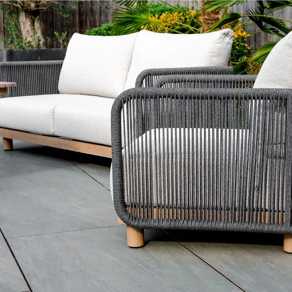 Norfolk Leisure Buxton Rope Weave Lounge Set 5