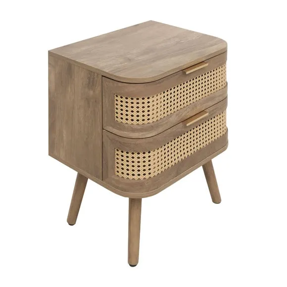 Noah 2 Drawer Bedside Table 5
