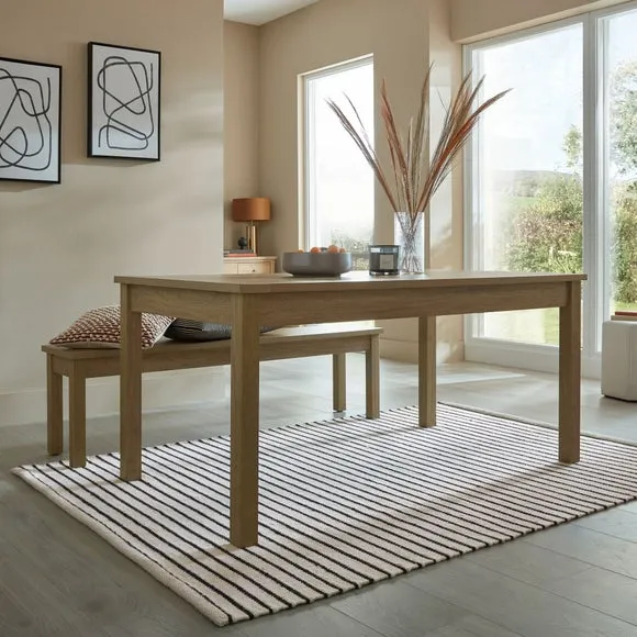 Seb Striped Wool Rug 1
