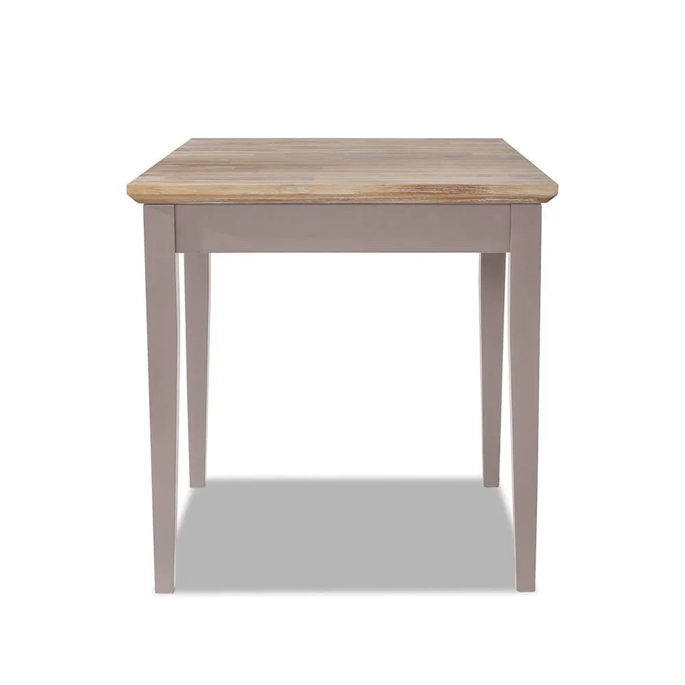 Statement Furniture Florence Square Extendable Kitchen Dining Table in Taupe 3