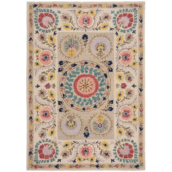 Hani Floral Wool Rug 2