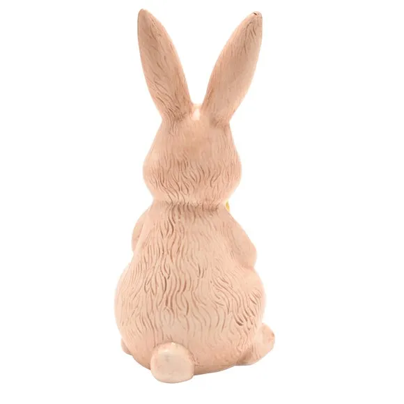 Eggstraordinary Gift Co. Bunny Ornament with Yellow Bow 5