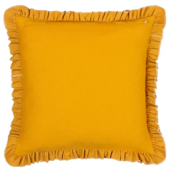 furn. Daisy Frill Cotton Square Cushion 5