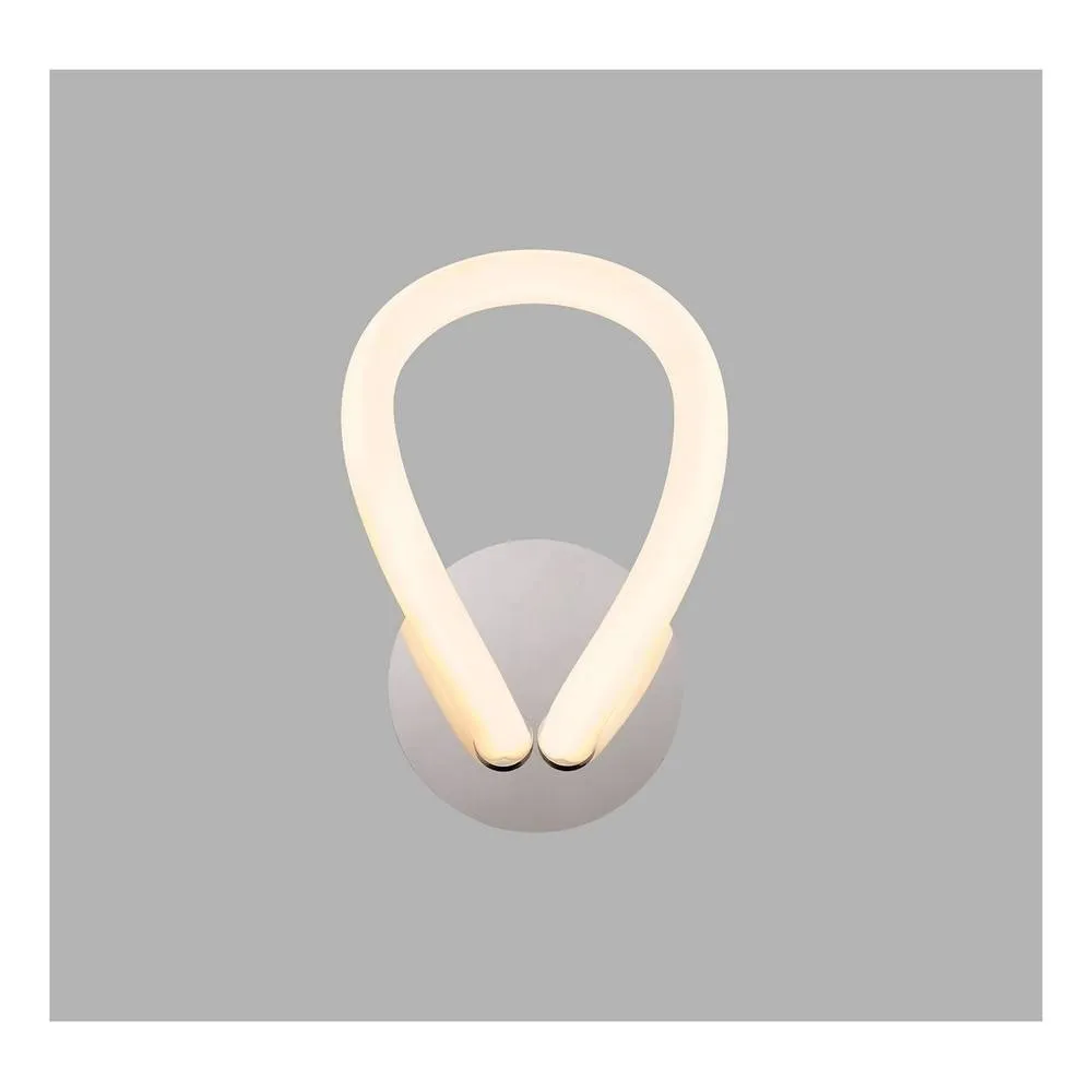 Netlighting Knot Led Wall Lamp 12W LED 3000K 900lm IP20 Chrome in Grey 3
