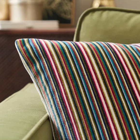Velvet Striped Cushion Cover 2