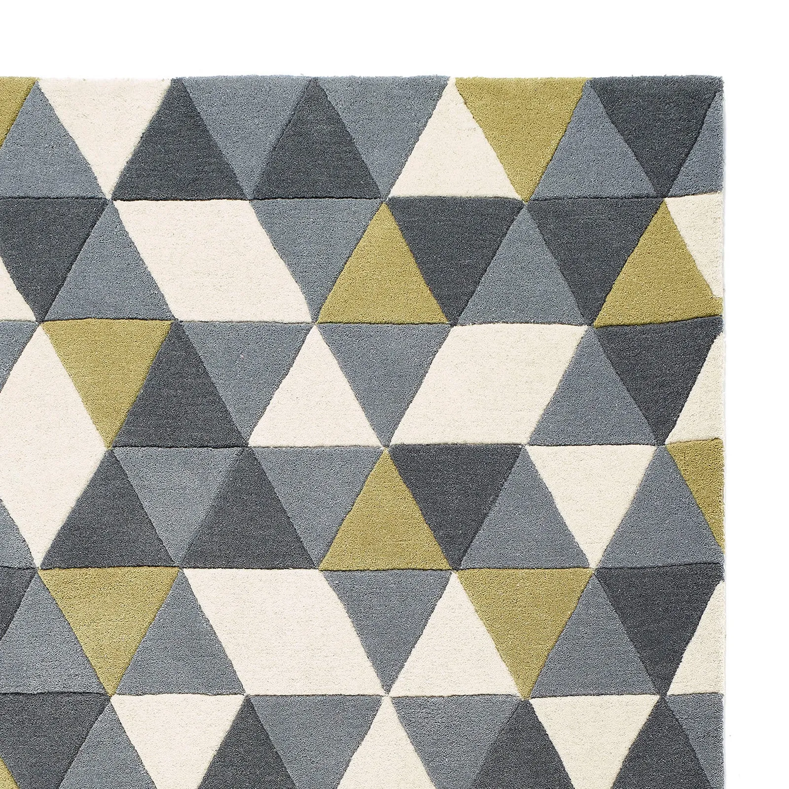 Honeycomb Geo Rug Grey/Multi-Coloured/Yellow