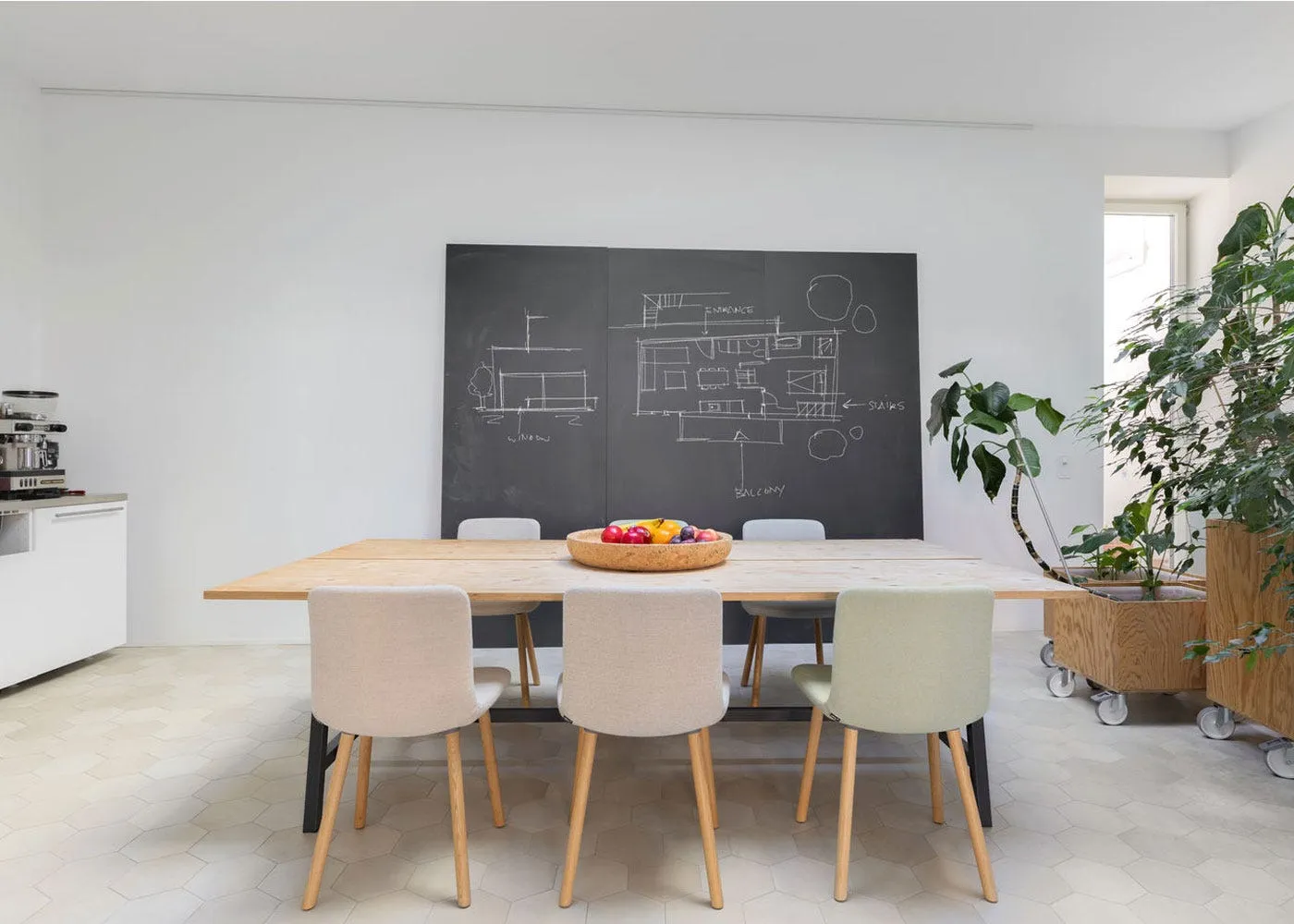 Vitra Hal Soft Wood Chair Dumet Pebble Dark Oak Legs 2
