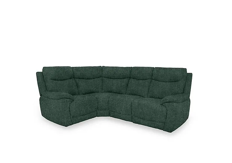 Sloane Fabric Small Left Hand Facing Corner Sofa - Anivia Green - Sofas and Armchairs - In Time for Christmas