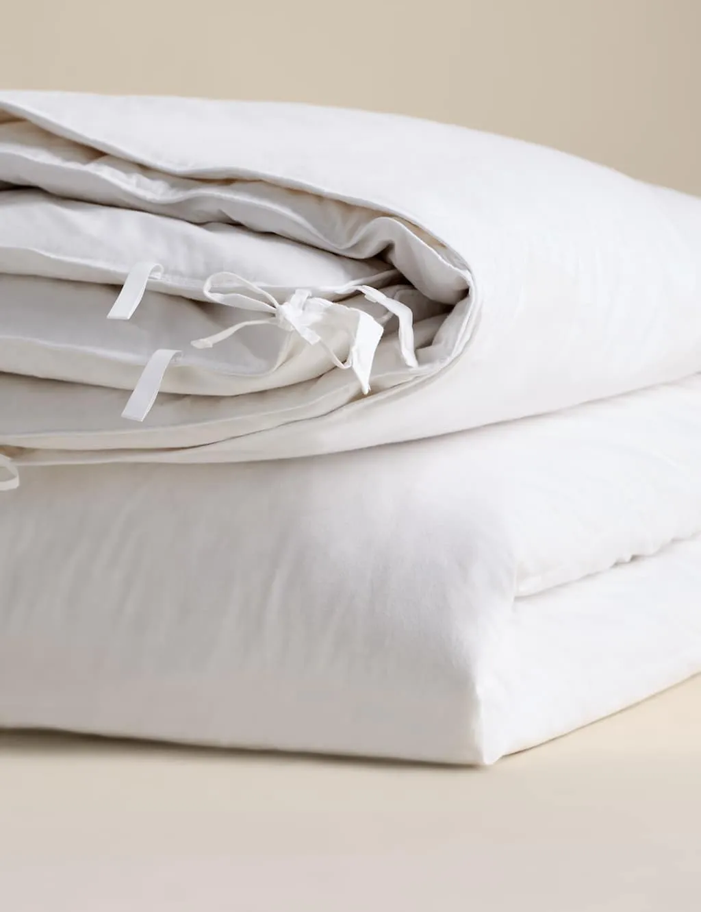 M&S Duck Feather & Down 18 Tog All Seasons 3 in 1 Duvet White