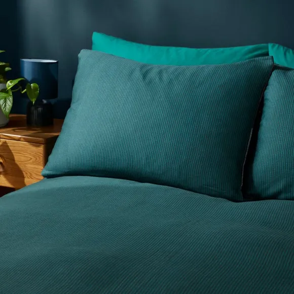 Elison Geometric Sateen Duvet Cover & Pillowcase Set 4