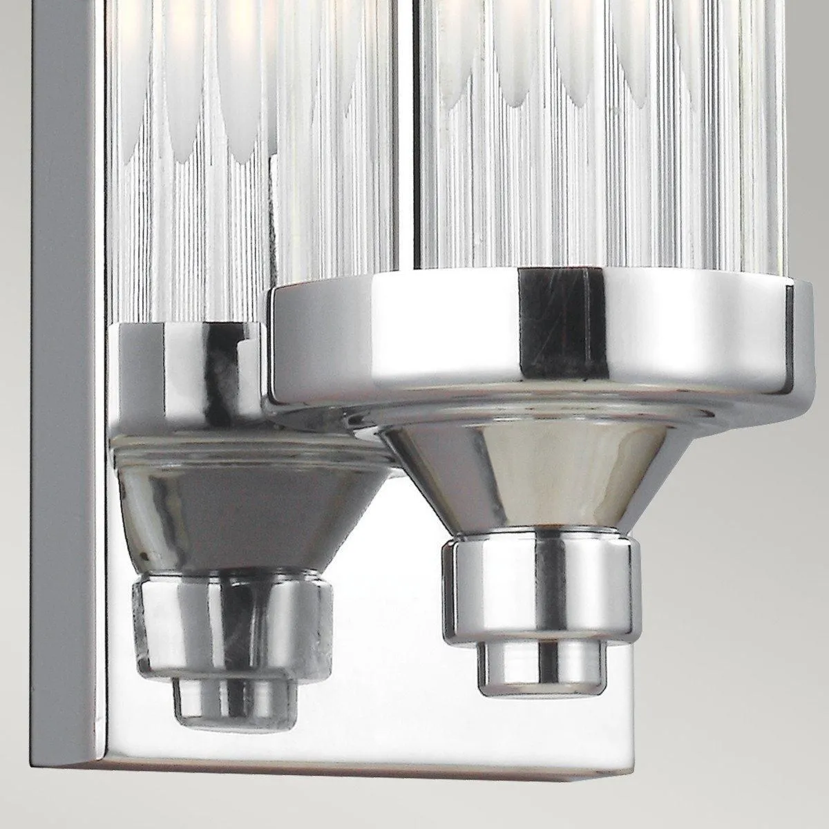 Netlighting Paulson 4 Light Ceiling Pendant Light Chrome IP44 G9 in Grey 3