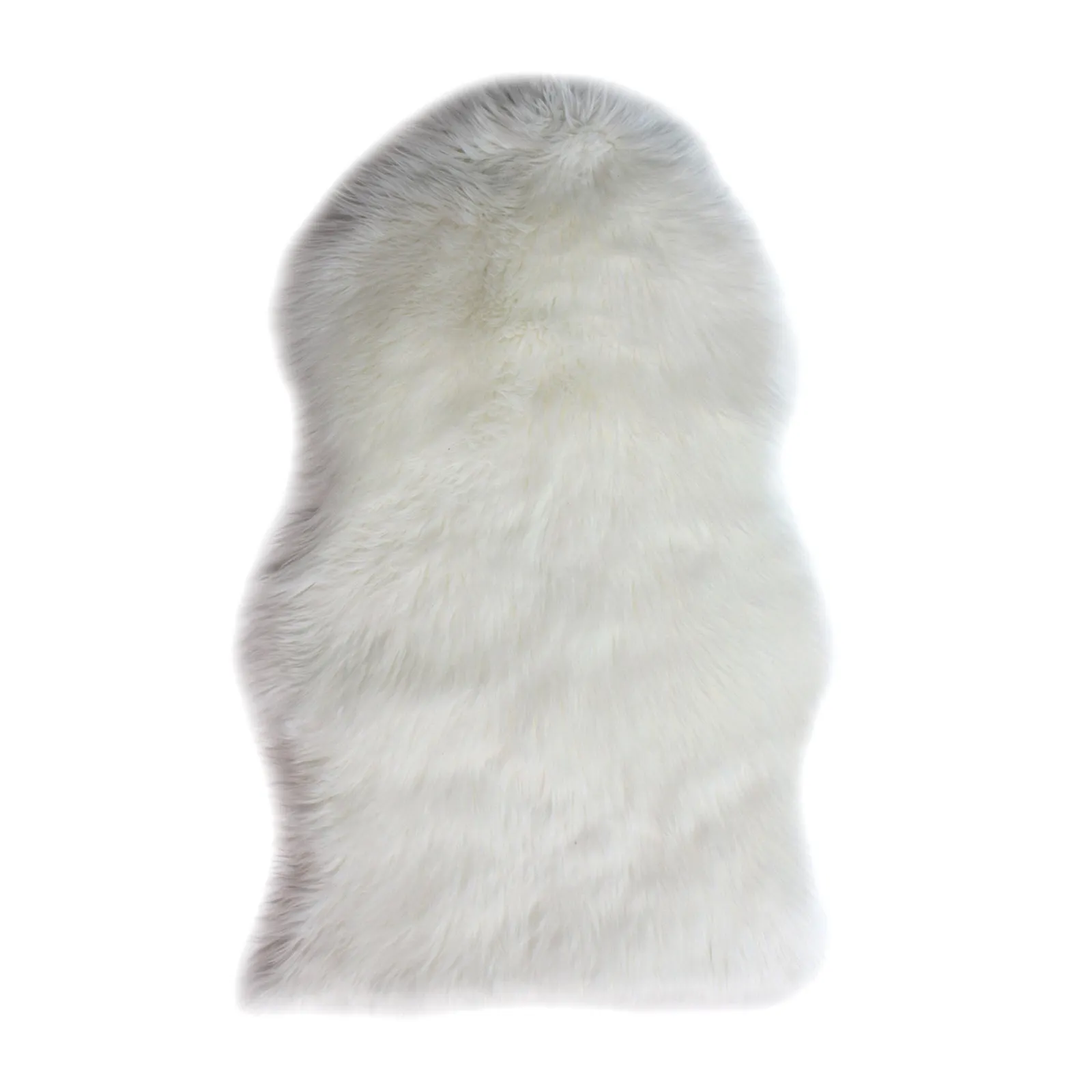 Single Pelt Faux Sheepskin Rug Cream