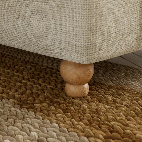 Martha Chunky Chenille Full Corner Sofa 5