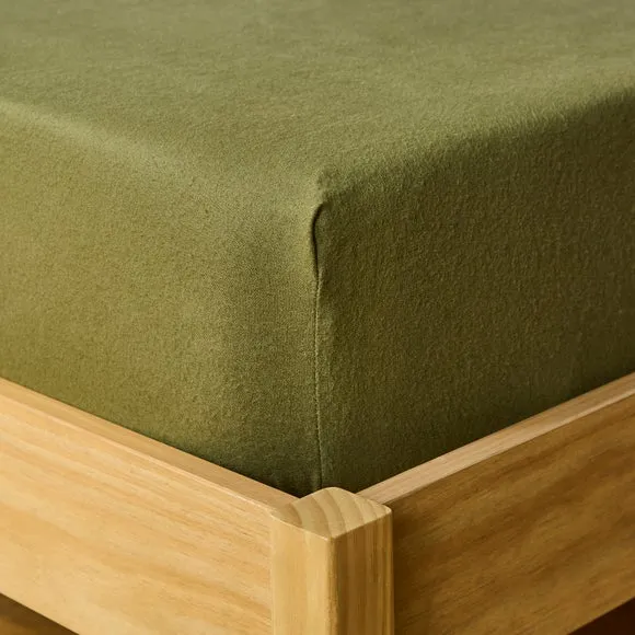 Simply Brushed Cotton 28cm Fitted Sheet 2