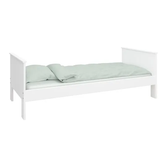 Alba Wooden Children Single Bed In White