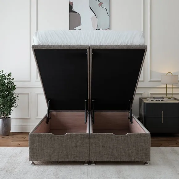 Woven Fabric End of Bed Ottoman Base 4
