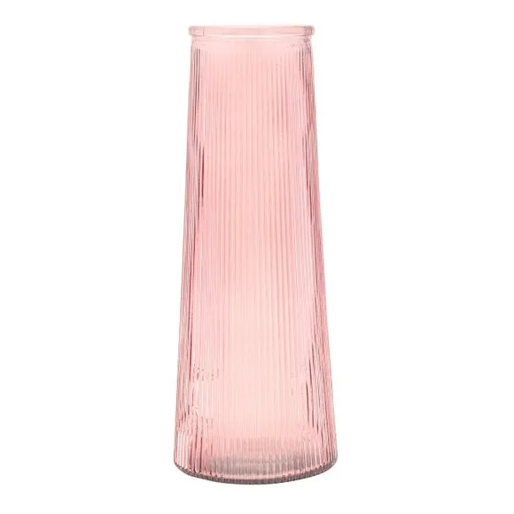 Hestia Tall Ribbed Glass Vase 3