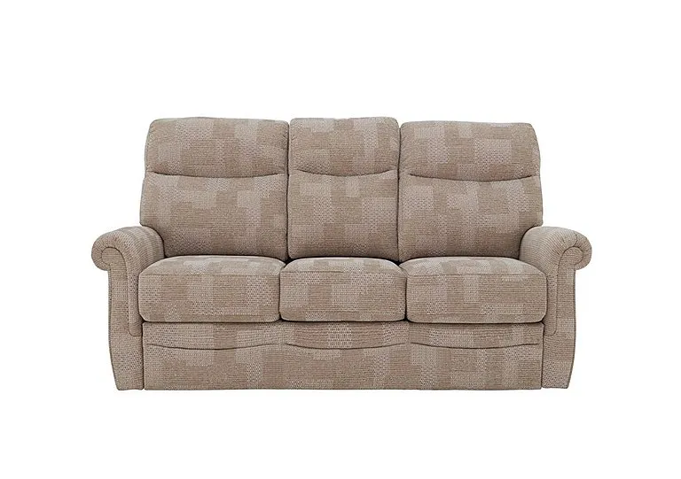 Avon Small 3 Seater Fabric Sofa - Faro Sand